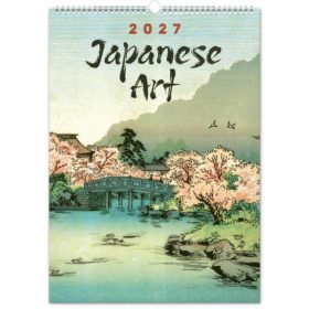   Nástenný kalendár Vintage plagáty – japonské umenie 2027, 33 x 46 cm