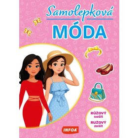 Samolepková móda - ružový zošit