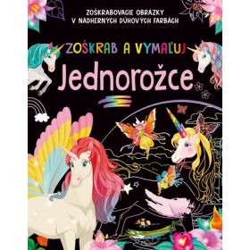 Zoškrab a vymaľuj - Jednorožce