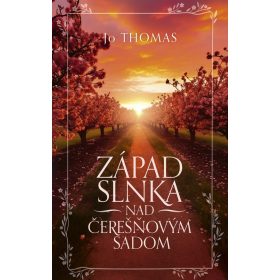 Západ slnka nad čerešňovým sadom