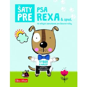 Šaty pre psa Rexa - Kniha samolepiek