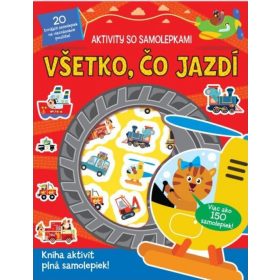 Aktivity so samolepkami - Všetko, čo jazdí
