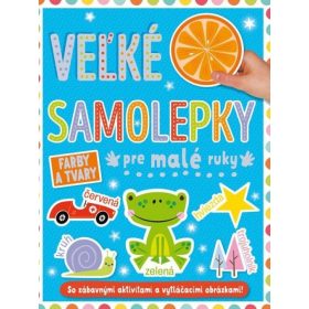 Farby a tvary - veľké samolepky pre malé ruky