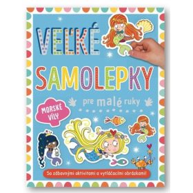Morské víly - Veľké samolepky pre malé ruky