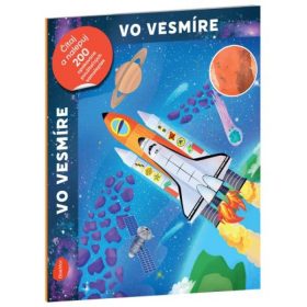 Čítaj a nalepuj – VO VESMÍRE, kniha se samolepkami