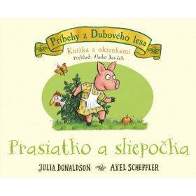 Prasiatko a sliepočka - knižka s okienkami