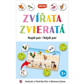 Výučbová hra - Nájdi pár - Zvieratá