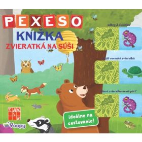 Pexeso knižka - Zvieratká na súši