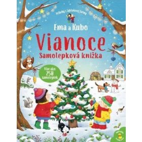 Ema a Kubo - Vianoce - Samolepková knižka