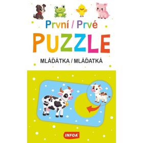 Krabička - Prvé puzzle - mláďatká