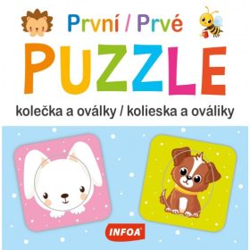 Krabička - Prvé puzzle - kolieska a ováliky