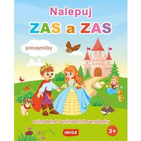 Nalepuj zas a zas - Princezničky - snímatelné samolepky