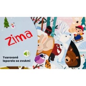 Zima - Tvarované leporelo so zvukmi