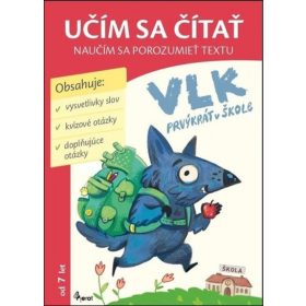 Vlk prvýkrát v škole- učím sa čítať