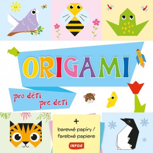 Origami pre deti + farebné papiere